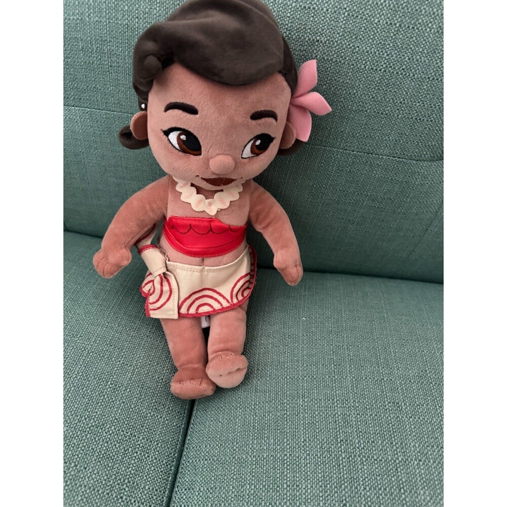 Disney Store Exclusive Animators 12" Princess Moana Plush Toddler Baby Toy Doll
